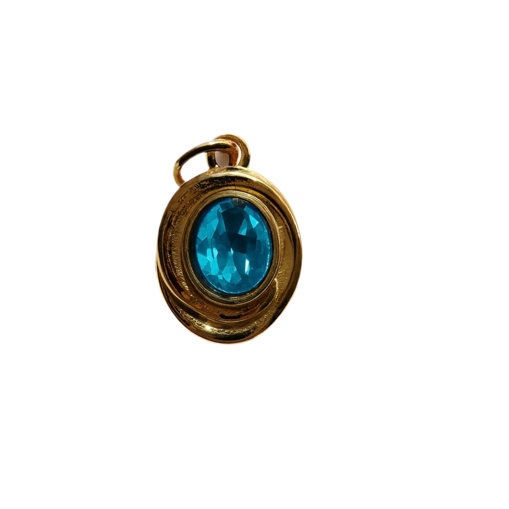 Charms brillant bleu