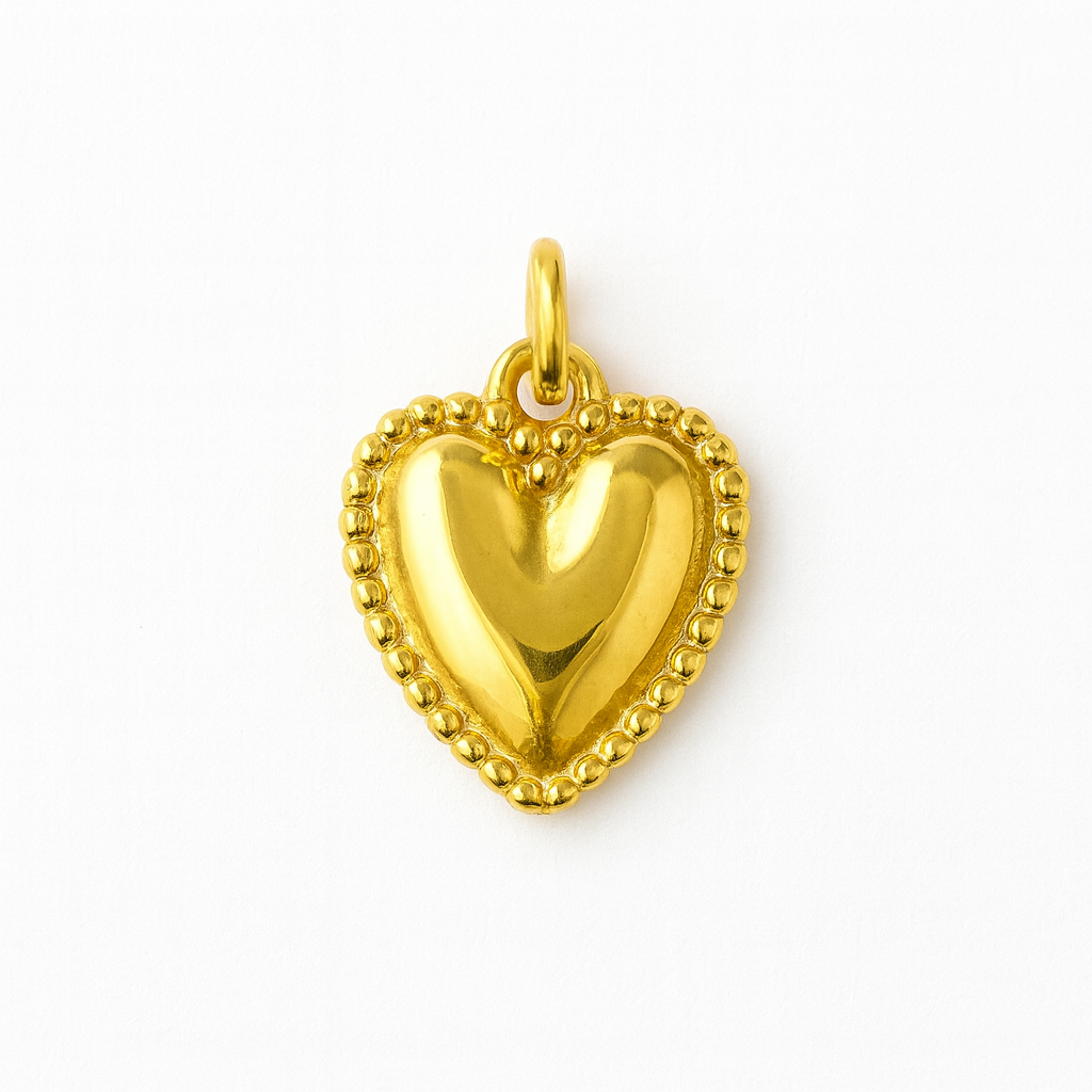 Charms cœur or