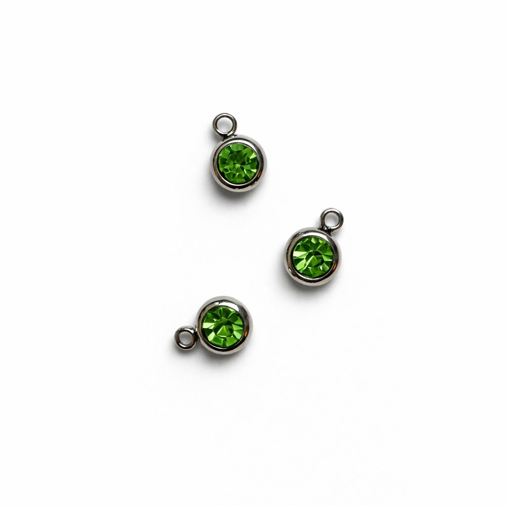 Charms strass vert