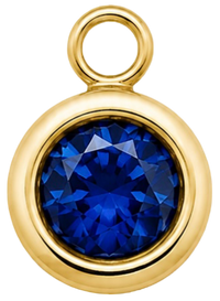 Charms strass bleu nuit