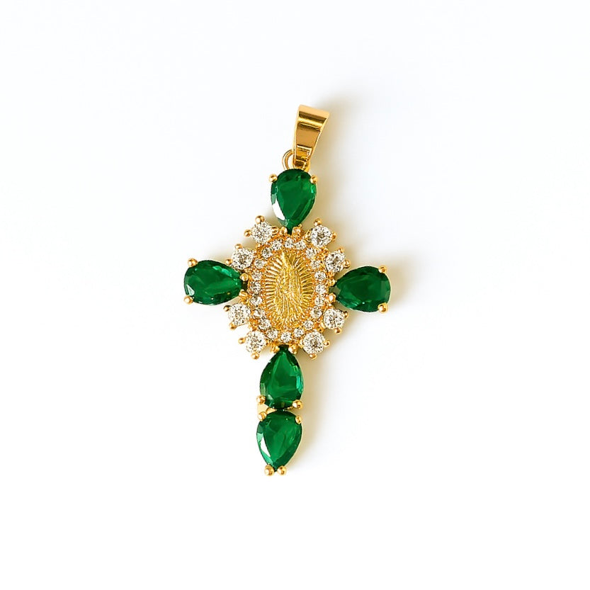 Charms croix et vierge