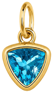 Charms strass bleu