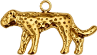 Charms Léopard en acier inoxydable – Moyen