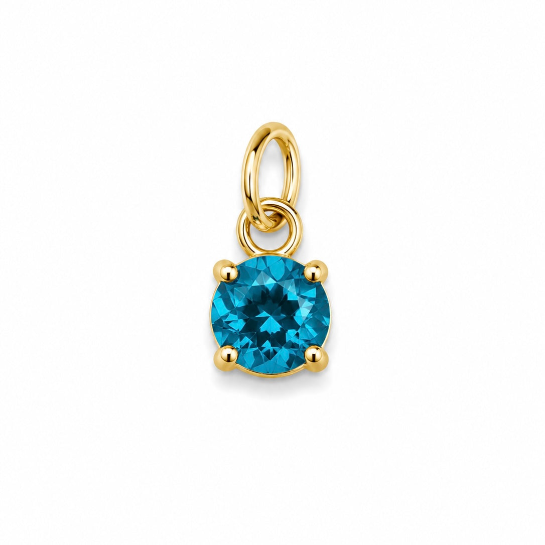 Charms petit strass bleu