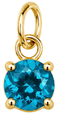 Charms petit strass bleu