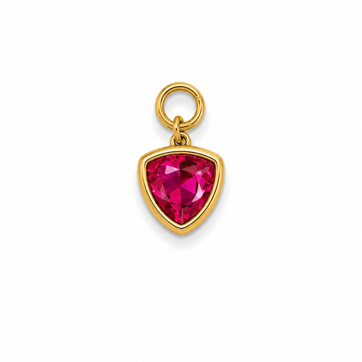 Charms strass rose