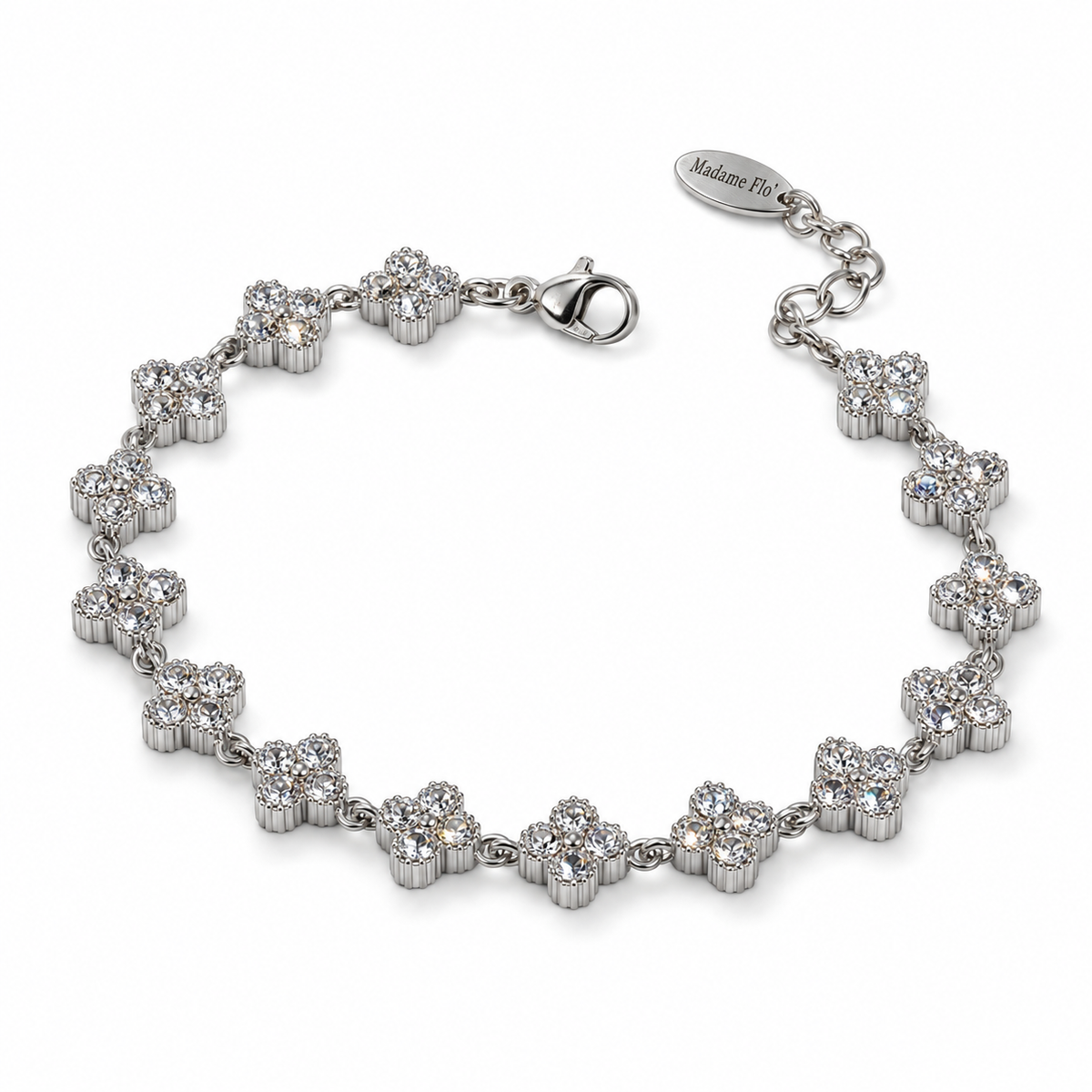 Bracelet Poup`s argenté