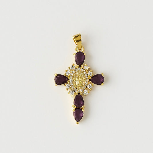 Charms croix et vierge