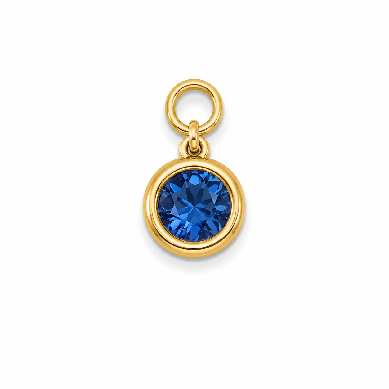 Charms strass bleu clair