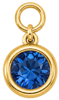 Charms strass bleu clair