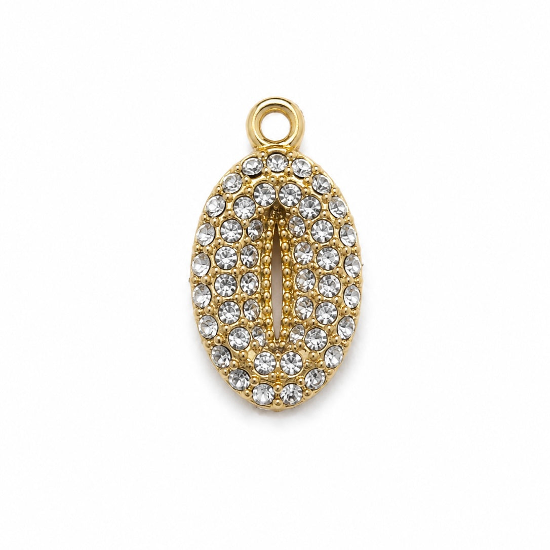 Charms coquillage strass