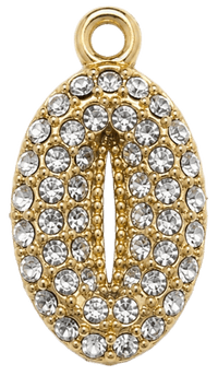 Charms coquillage strass