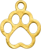Charms patoune en acier inoxydable – Petit