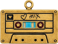 Charms Cassette en acier inoxydable – Moyen