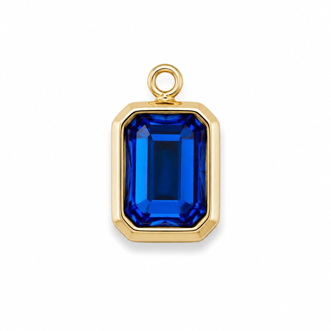 Charms petit strass bleu nuit