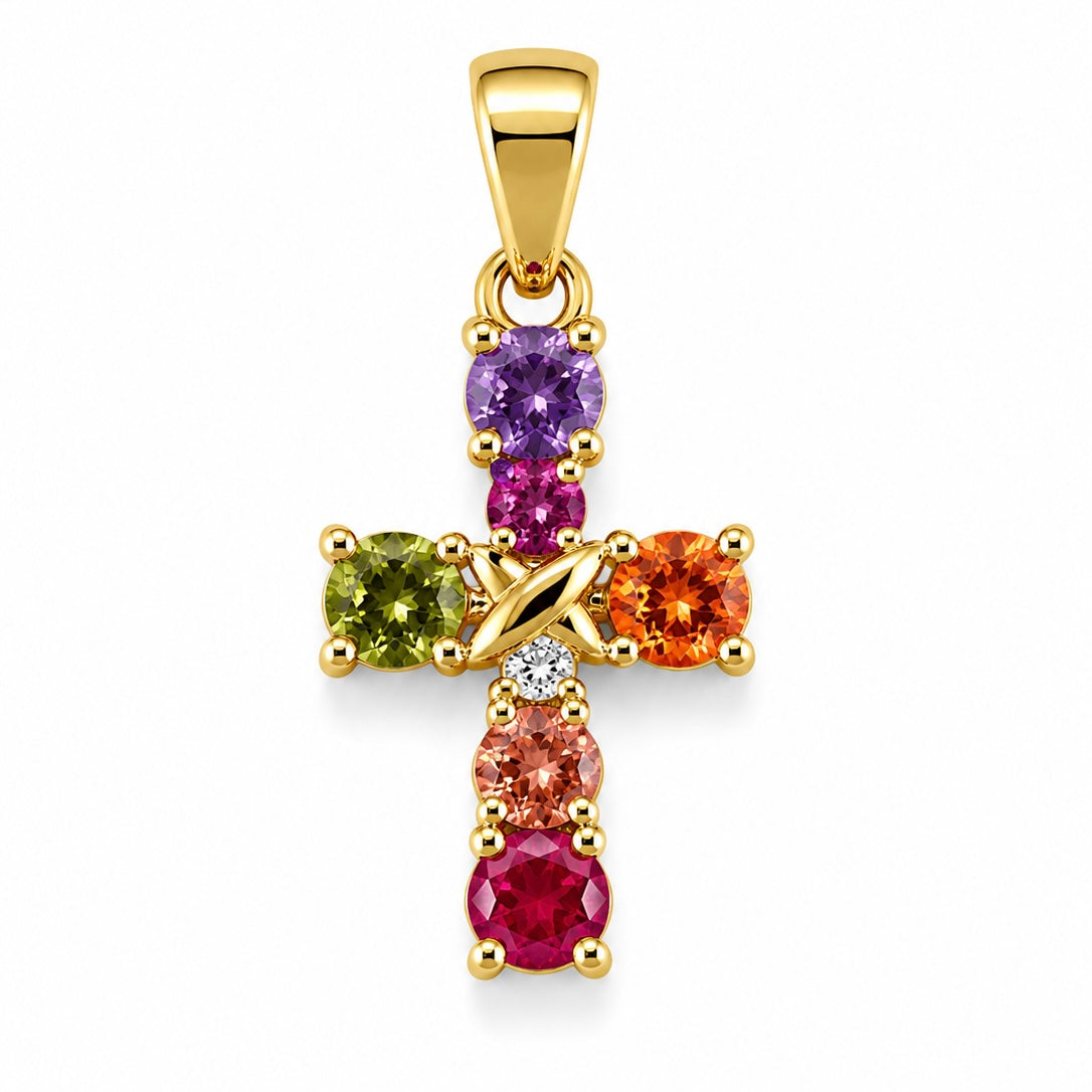 Charms Petite Croix en acier inoxydable – bijou fait main Suisse