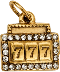 Charms Jackpot en acier inoxydable – Moyen