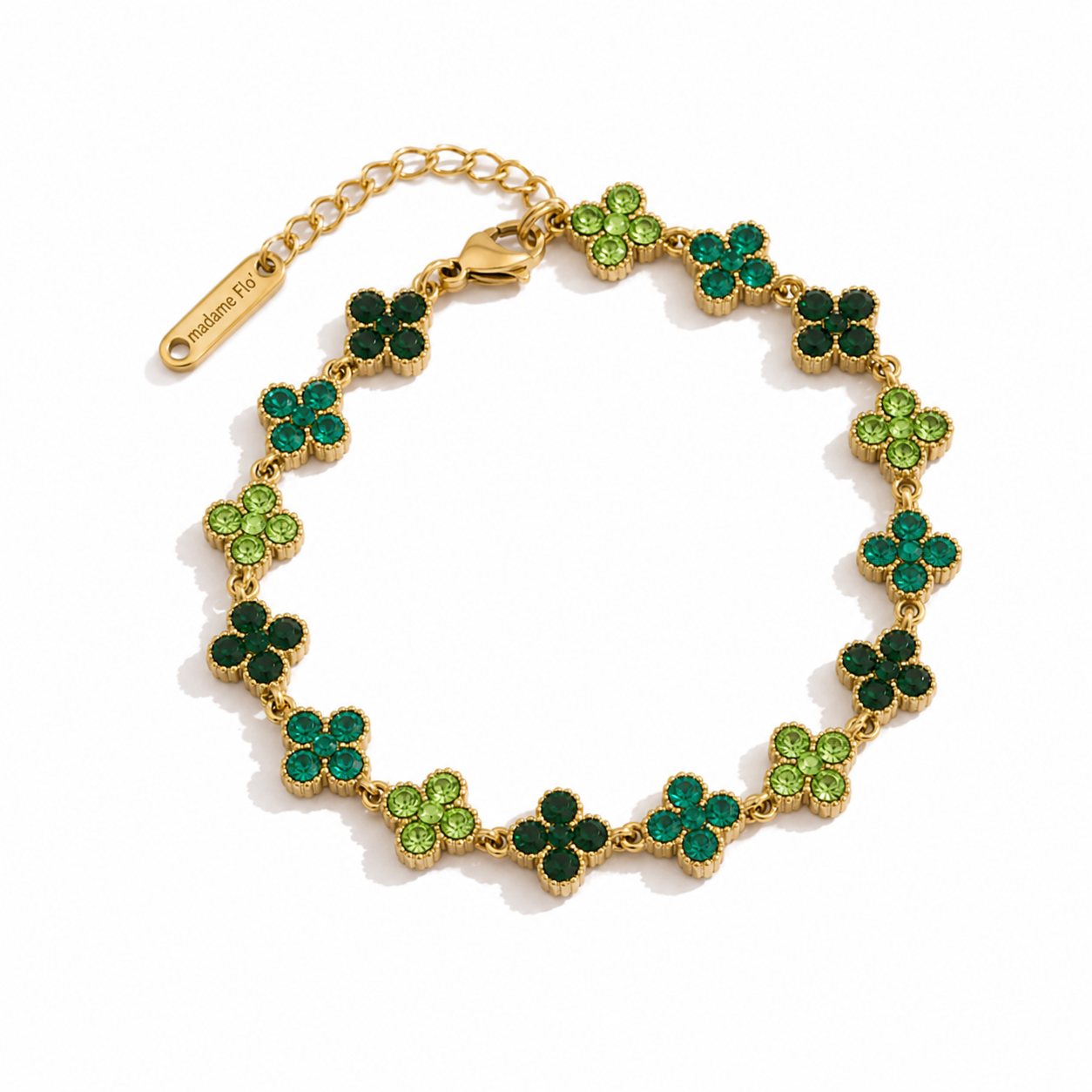 Bracelet poup`s vert