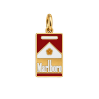 Charms Malboro en acier inoxydable – Moyen