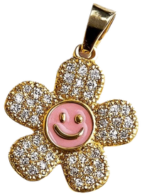 Charms sourire - Rose