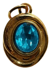 Charms brillant bleu