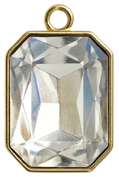 Charms majestueux strass - Blanc