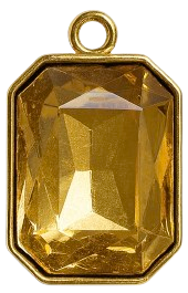 Charms majestueux strass - Bronze