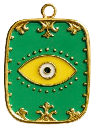 Charms mauvais œil - Vert