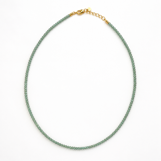 Collier perle VERT