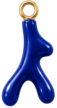 Charms corail bleu