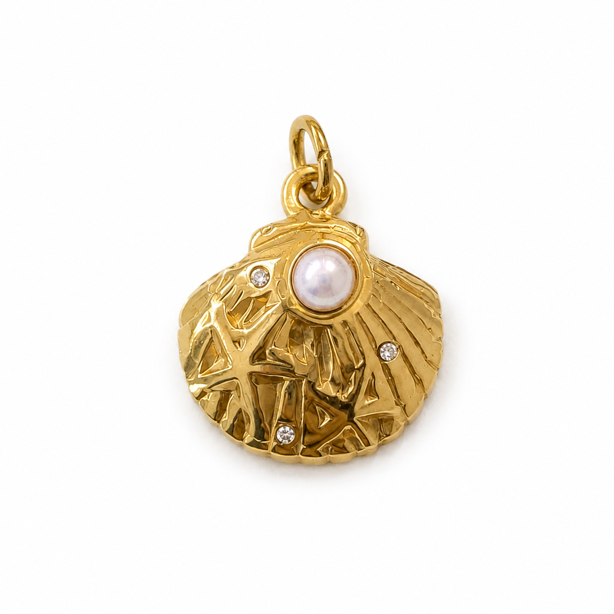 Charms coquillage perle