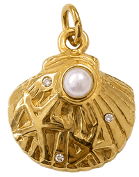 Charms coquillage perle