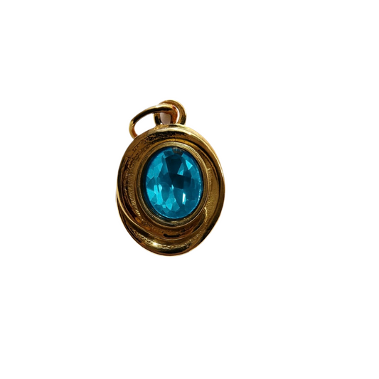 Charms brillant bleu