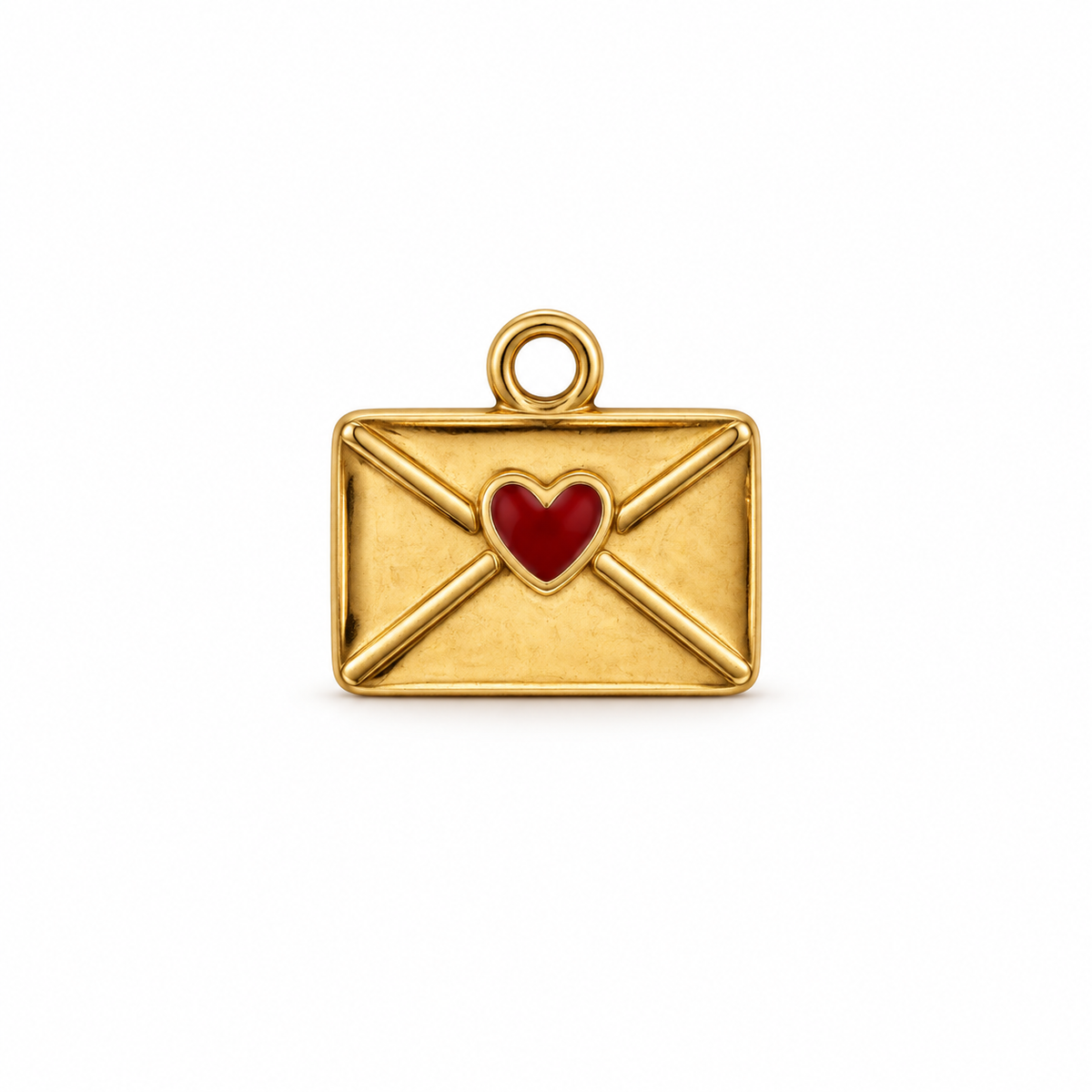 Charms lettre en acier inoxydable – Moyen